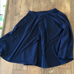 Navy Blue Skirt
